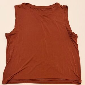 LULULEMON SZ 4 Sleeveless Rust Top